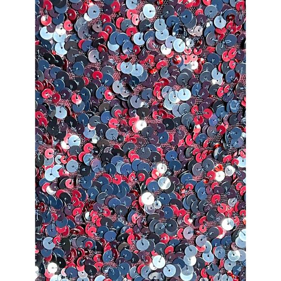 Theia Mixed Berry Sequin Dress 8 - Picture 6 of 14